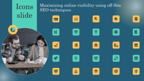 Icons Slide Maximizing Online Visibility Using Off Site SEO Techniques Download PDF Icons Slide Maximizing Online Visibility Using Off Site SEO Techniques Download PDF