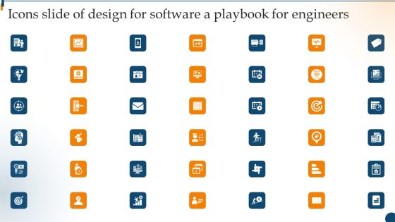 Icons Slide Of Design For Software A Playbook For Engineers Rules PDF Icons Slide Of Design For Software A Playbook For Engineers Rules PDF