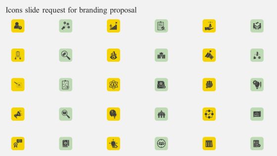 Icons Slide Request For Branding Proposal Ppt Model File Formats PDF