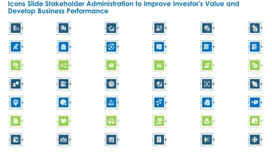 Icons Slide Stakeholder Administration To Improve Investors Value And Develop Business Performance Demonstration PDF Icons Slide Stakeholder Administration To Improve Investors Value And Develop Business Performance Demonstration PDF