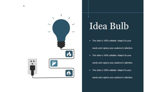 Idea Bulb Ppt PowerPoint Presentation Designs