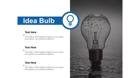 Idea Bulb Ppt PowerPoint Presentation Infographic Template Maker Idea Bulb Ppt PowerPoint Presentation Infographic Template Maker