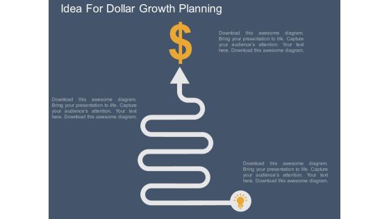 Idea For Dollar Growth Planning Powerpoint Template Idea For Dollar Growth Planning Powerpoint Template