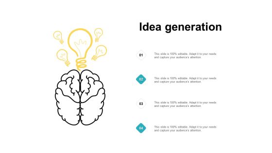 Idea Generation Bulb Innovation Ppt PowerPoint Presentation Styles Icon