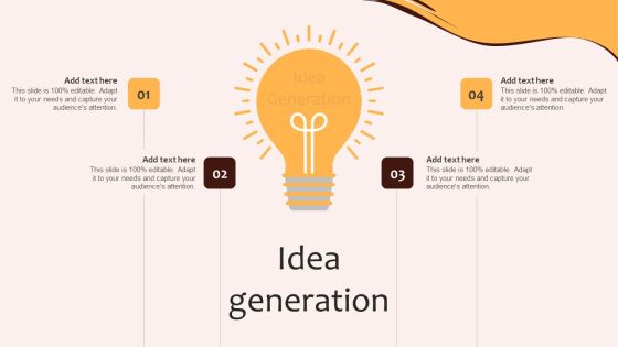 Idea Generation Digital Marketing Plan For Restaurant Business Slides PDF
