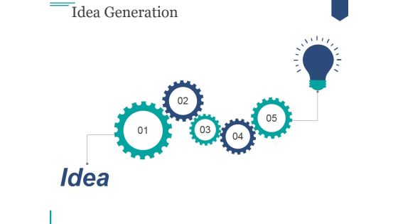 Idea Generation Ppt PowerPoint Presentation Layouts