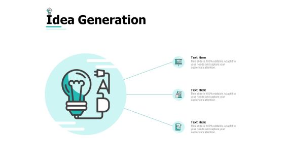 Idea Generation Ppt PowerPoint Presentation Professional Elements