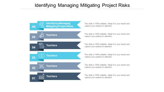 Identifying Managing Mitigating Project Risks Ppt PowerPoint Presentation Inspiration Ideas Cpb Pdf Identifying Managing Mitigating Project Risks Ppt PowerPoint Presentation Inspiration Ideas Cpb Pdf