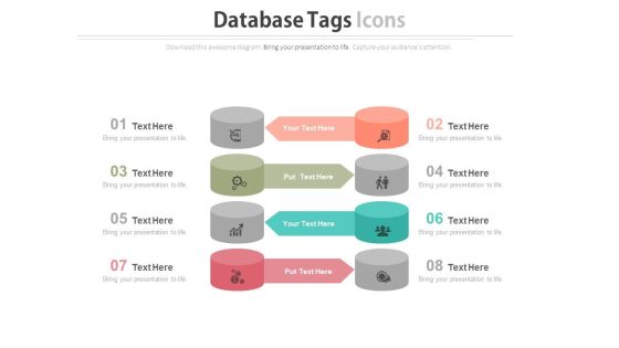Illustration Of Database Tags And Icons Powerpoint Slides Illustration Of Database Tags And Icons Powerpoint Slides