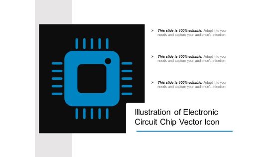 Illustration Of Electronic Circuit Chip Vector Icon Ppt PowerPoint Presentation Professional Infographics PDF