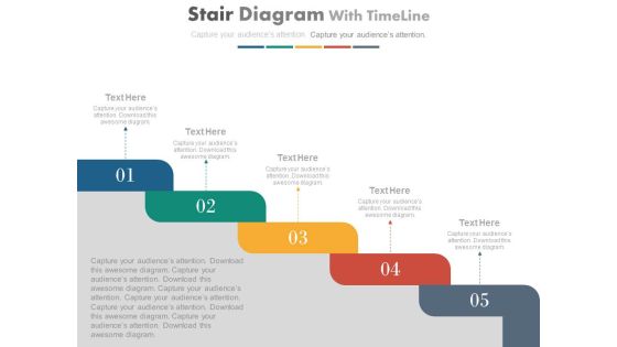 Illustration Of Five Growth Steps Powerpoint Slides Illustration Of Five Growth Steps Powerpoint Slides
