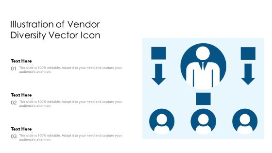 Illustration Of Vendor Diversity Vector Icon Ppt PowerPoint Presentation File Skills PDF