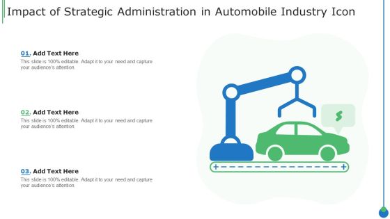Impact Of Strategic Administration In Automobile Industry Icon Formats PDF Impact Of Strategic Administration In Automobile Industry Icon Formats PDF