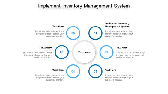 Implement Inventory Management System Ppt PowerPoint Presentation Professional Display Cpb