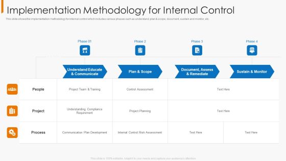 Implementation Methodology For Internal Control Introduction PDF