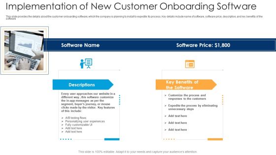 Implementation Of New Customer Onboarding Software Ppt Pictures Background Image PDF Implementation Of New Customer Onboarding Software Ppt Pictures Background Image PDF