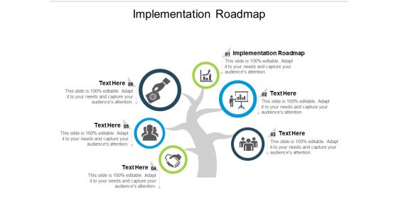 Implementation Roadmap Ppt PowerPoint Presentation Tips Cpb