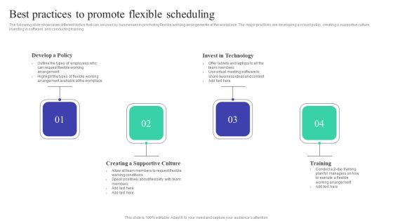 Implementing Adaptive Work Arrangements Best Practices To Promote Flexible Scheduling Professional PDF Implementing Adaptive Work Arrangements Best Practices To Promote Flexible Scheduling Professional PDF