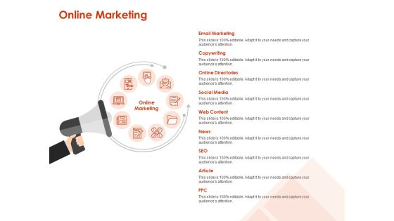 Implementing Agile Marketing In Your Organization Online Marketing Ppt Outline Deck PDF