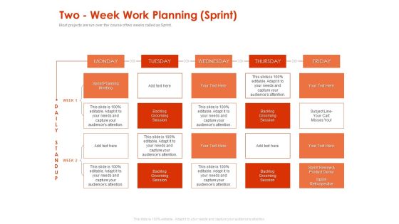 Implementing Agile Marketing In Your Organization Two Week Work Planning Sprint Ppt Infographics Graphics Pictures PDF Implementing Agile Marketing In Your Organization Two Week Work Planning Sprint Ppt Infographics Graphics Pictures PDF