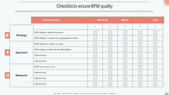 Implementing BPM Tool To Enhance Operational Efficiency Checklist To Ensure BPM Quality Topics PDF Implementing BPM Tool To Enhance Operational Efficiency Checklist To Ensure BPM Quality Topics PDF