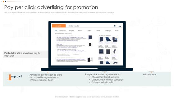 Implementing Promotion Mix Strategy Pay Per Click Advertising For Promotion Template PDF Implementing Promotion Mix Strategy Pay Per Click Advertising For Promotion Template PDF