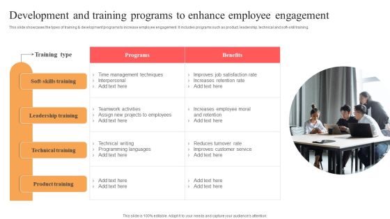 Implementing Techniques To Improve Employee Involvement Development And Training Programs To Enhance Icons PDF Implementing Techniques To Improve Employee Involvement Development And Training Programs To Enhance Icons PDF