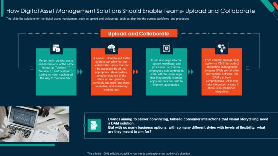 Implementing Visual Narrative Through DAM Software Teamsupload And Collaborate Mockup PDF Implementing Visual Narrative Through DAM Software Teamsupload And Collaborate Mockup PDF