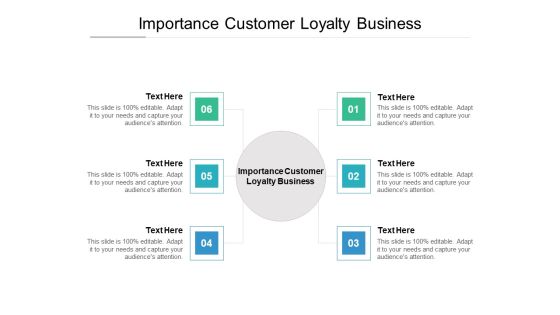 Importance Customer Loyalty Business Ppt PowerPoint Presentation Model File Formats Cpb Pdf