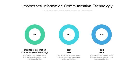 Importance Information Communication Technology Ppt PowerPoint Presentation Gallery Design Inspiration Cpb Importance Information Communication Technology Ppt PowerPoint Presentation Gallery Design Inspiration Cpb