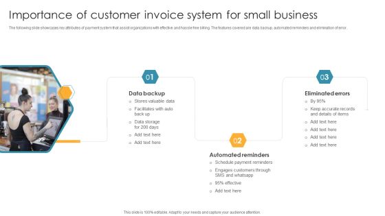 Importance Of Customer Invoice System For Small Business Portrait PDF Importance Of Customer Invoice System For Small Business Portrait PDF