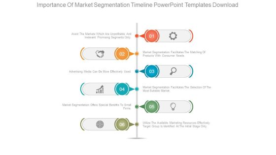 Importance Of Market Segmentation Timeline Powerpoint Templates Download Importance Of Market Segmentation Timeline Powerpoint Templates Download