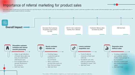 Importance Of Referral Marketing For Product Sales Ppt PowerPoint Presentation File Gallery PDF Importance Of Referral Marketing For Product Sales Ppt PowerPoint Presentation File Gallery PDF