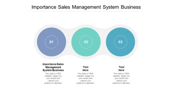 Importance Sales Management System Business Ppt PowerPoint Presentation Slides Outfit Cpb Importance Sales Management System Business Ppt PowerPoint Presentation Slides Outfit Cpb