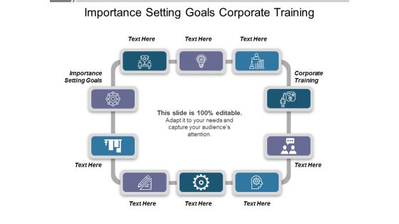 Importance Setting Goals Corporate Training Ppt PowerPoint Presentation Ideas Guidelines Importance Setting Goals Corporate Training Ppt PowerPoint Presentation Ideas Guidelines