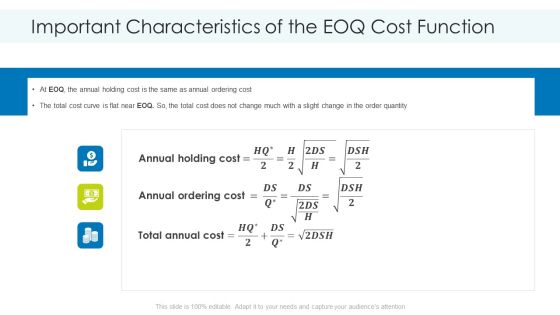 Important Characteristics Of The EOQ Cost Function Icons PDF Important Characteristics Of The EOQ Cost Function Icons PDF