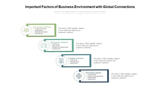 Important Factors Of Business Environment With Global Connections Ppt PowerPoint Presentation Gallery Template PDF Important Factors Of Business Environment With Global Connections Ppt PowerPoint Presentation Gallery Template PDF