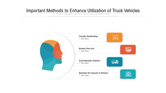 Important Methods To Enhance Utilization Of Truck Vehicles Ppt PowerPoint Presentation Infographic Template Graphics Example PDF Important Methods To Enhance Utilization Of Truck Vehicles Ppt PowerPoint Presentation Infographic Template Graphics Example PDF