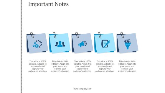 Important Notes Ppt PowerPoint Presentation Designs