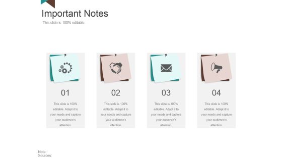 Important Notes Ppt PowerPoint Presentation Visual Aids Portfolio