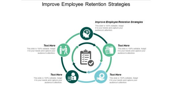 Improve Employee Retention Strategies Ppt PowerPoint Presentation Summary Professional Cpb