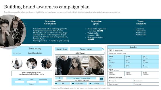 Improving Brand Recognition To Boost Building Brand Awareness Campaign Plan Infographics PDF Improving Brand Recognition To Boost Building Brand Awareness Campaign Plan Infographics PDF