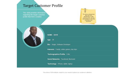 Improving Client Experience Target Customer Profile Mockup PDF Improving Client Experience Target Customer Profile Mockup PDF