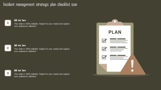 Incident Management Strategic Plan Checklist Icon Rules PDF Incident Management Strategic Plan Checklist Icon Rules PDF
