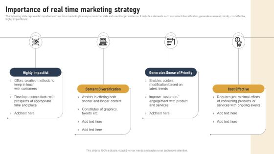 Incorporating Real Time Marketing For Improved Consumer Importance Of Real Time Marketing Strategy Slides PDF Incorporating Real Time Marketing For Improved Consumer Importance Of Real Time Marketing Strategy Slides PDF