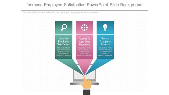 Increase Employee Satisfaction Powerpoint Slide Background