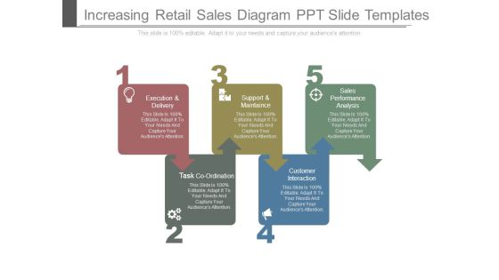 Increasing Retail Sales Diagram Ppt Slide Templates
