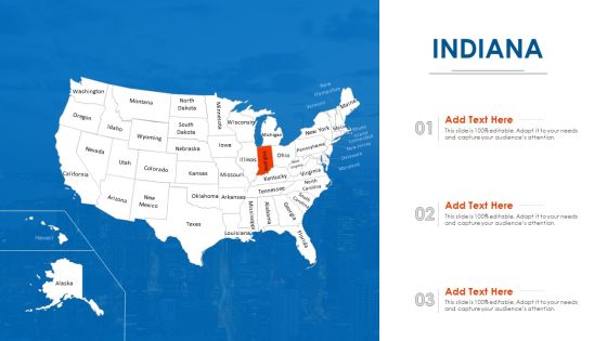 Indiana Map PowerPoint Presentation Ppt Template PDF Indiana Map PowerPoint Presentation Ppt Template PDF