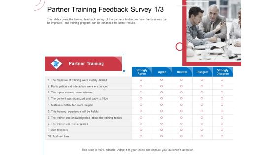 Indirect Channel Marketing Initiatives Partner Training Feedback Survey Content Pictures PDF Indirect Channel Marketing Initiatives Partner Training Feedback Survey Content Pictures PDF