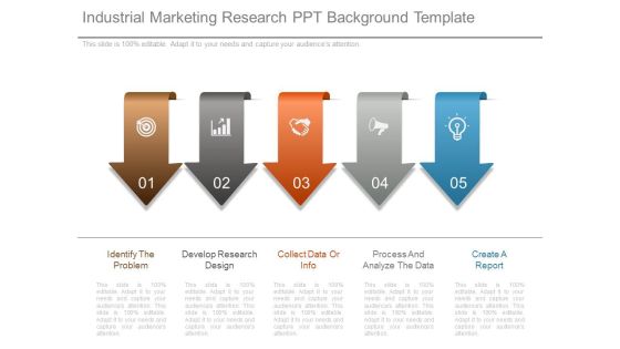 Industrial Marketing Research Ppt Background Template